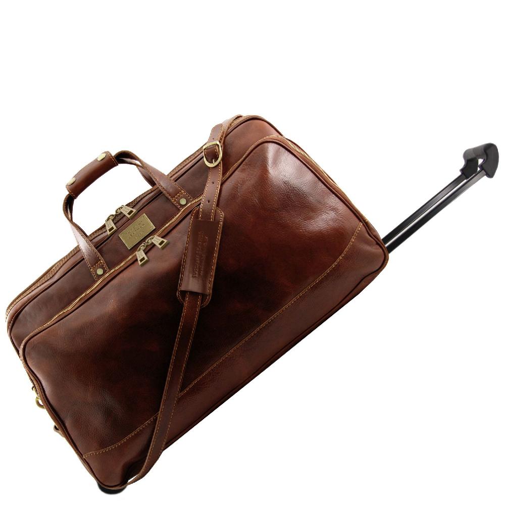 Tuscany Leather Borsa-Trolley in Pelle - Misura Grande Comprare a buon mercato