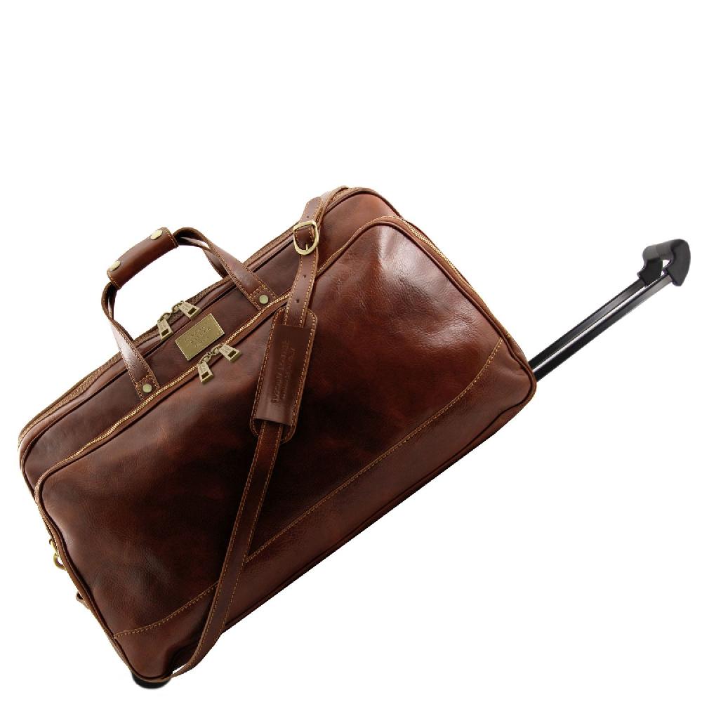 Tuscany Leather Borsa-Trolley in Pelle - Misura Piccola Flash Sale