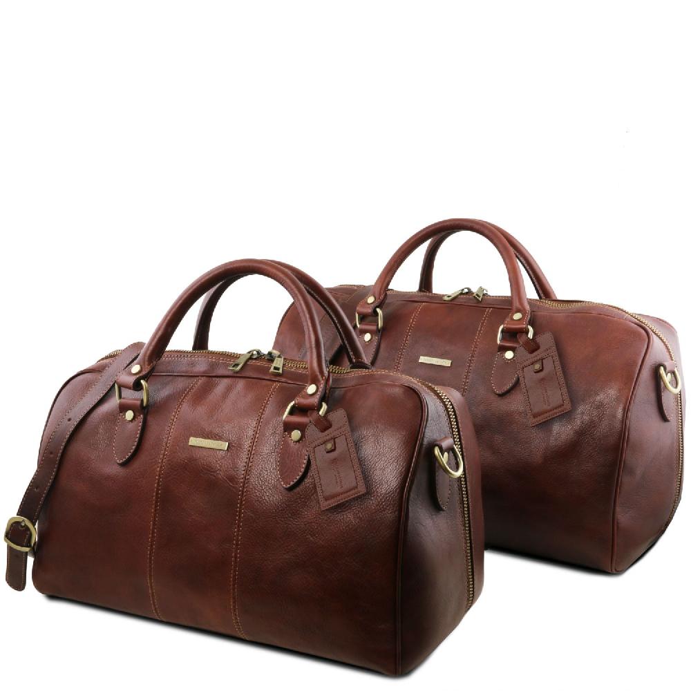 Tuscany Leather Set da Viaggio in Pelle Offerta Giorno del Papà