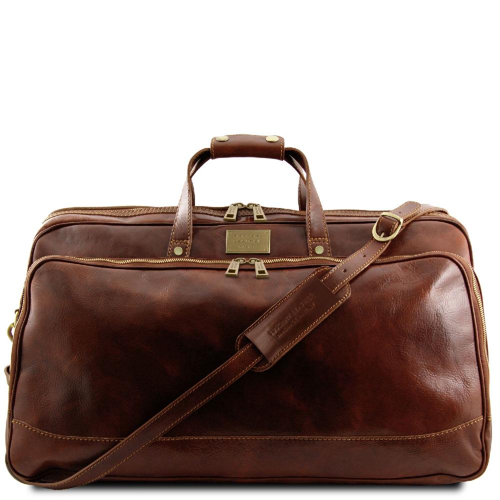 Tuscany Leather Set Trolley da Viaggio in Pelle Online Outlet