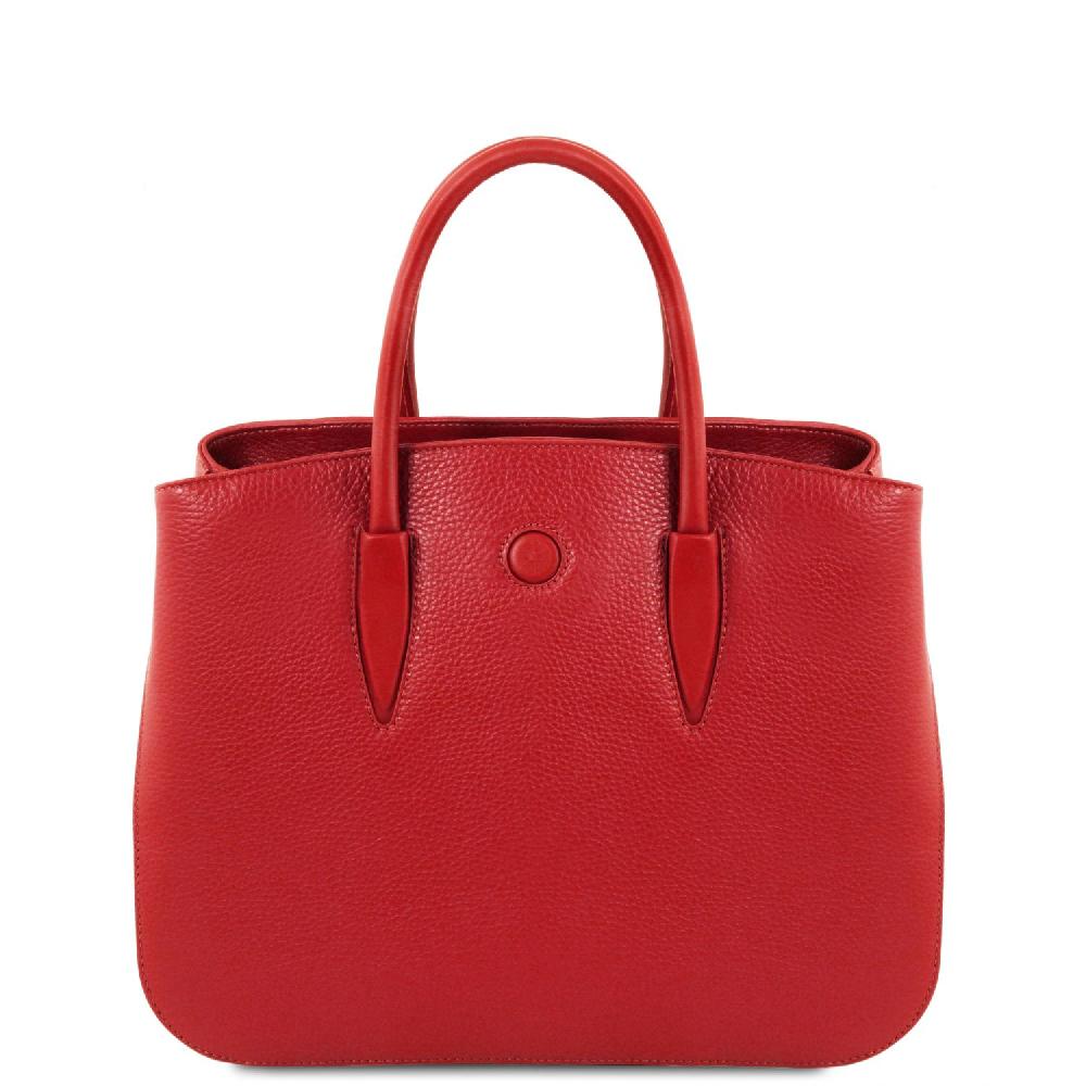 Tuscany Leather Borsa a Mano in Pelle Enormi risparmi