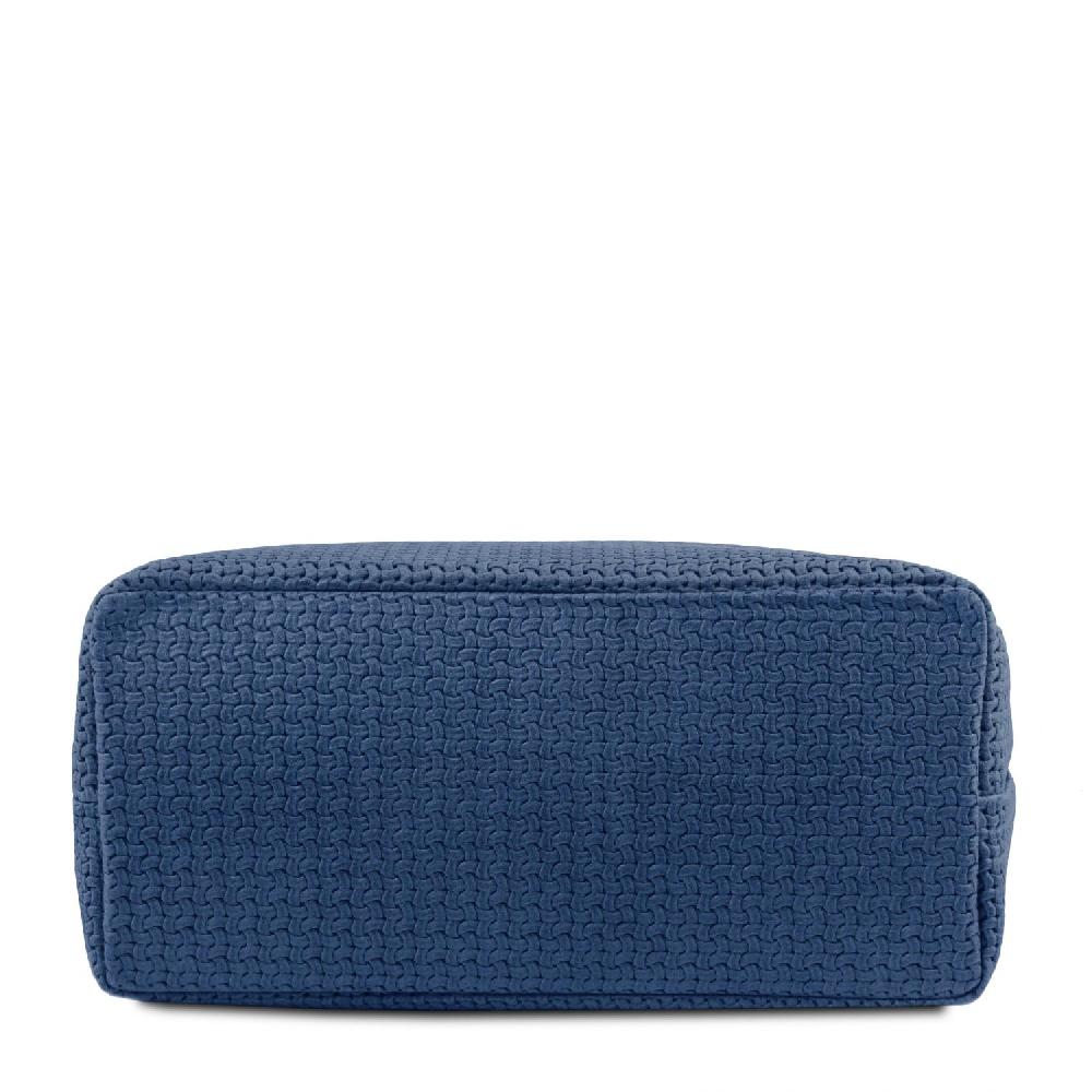 Tuscany Leather Borsa Shopping in Pelle Stampa Intrecciata Fino al 50% di sconto