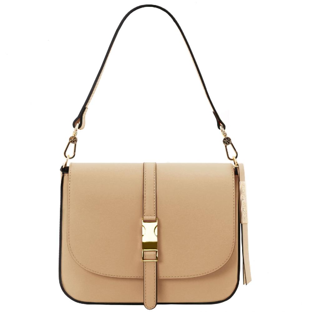 Tuscany Leather Borsa a Tracolla in Pelle Super sconto