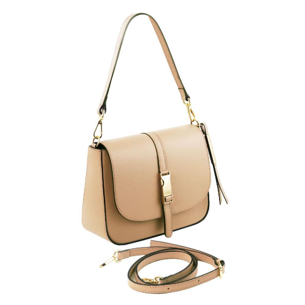 Tuscany Leather Borsa a Tracolla in Pelle Super sconto