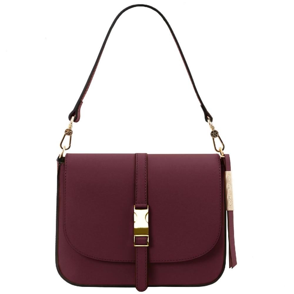 Tuscany Leather Borsa a Tracolla in Pelle Enormi sconti