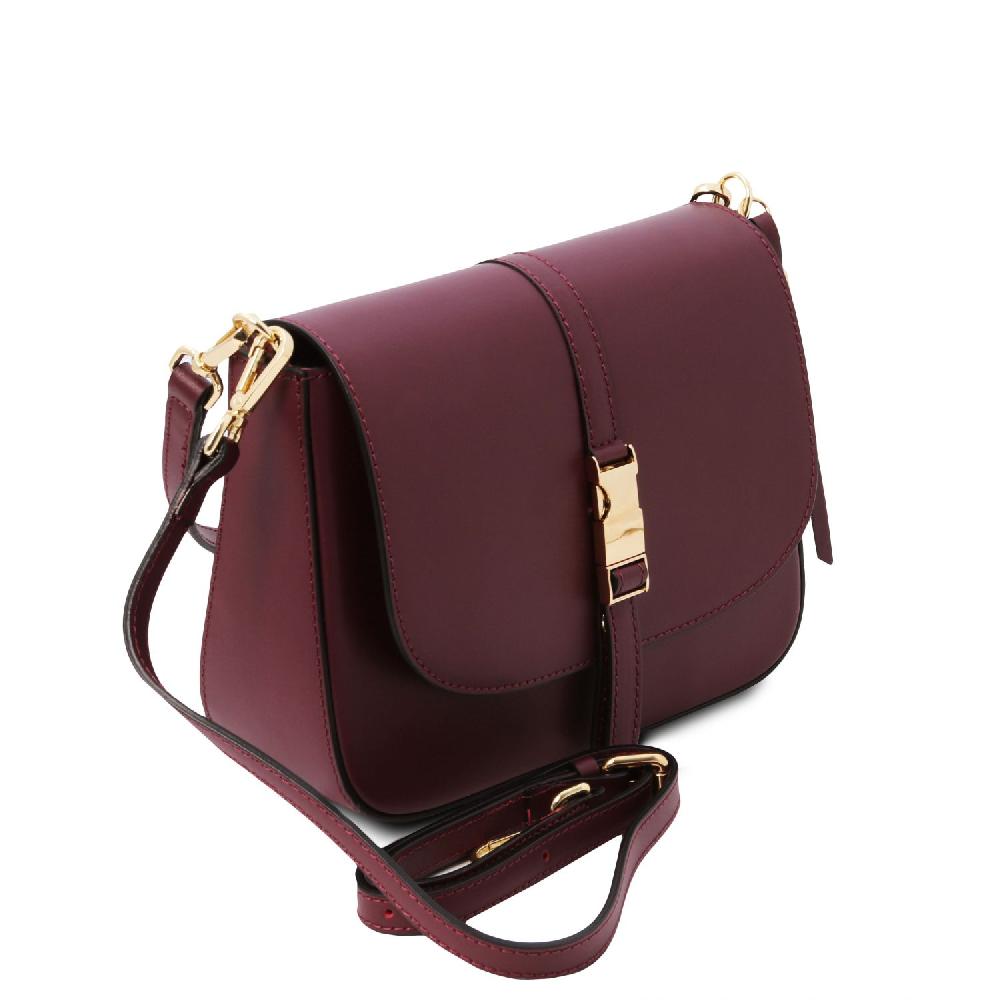 Tuscany Leather Borsa a Tracolla in Pelle Enormi sconti