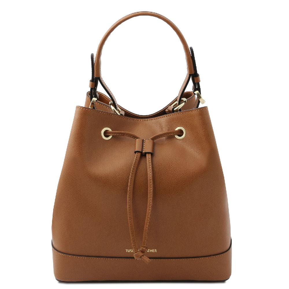 Tuscany Leather Borsa Secchiello in Pelle Duty-free