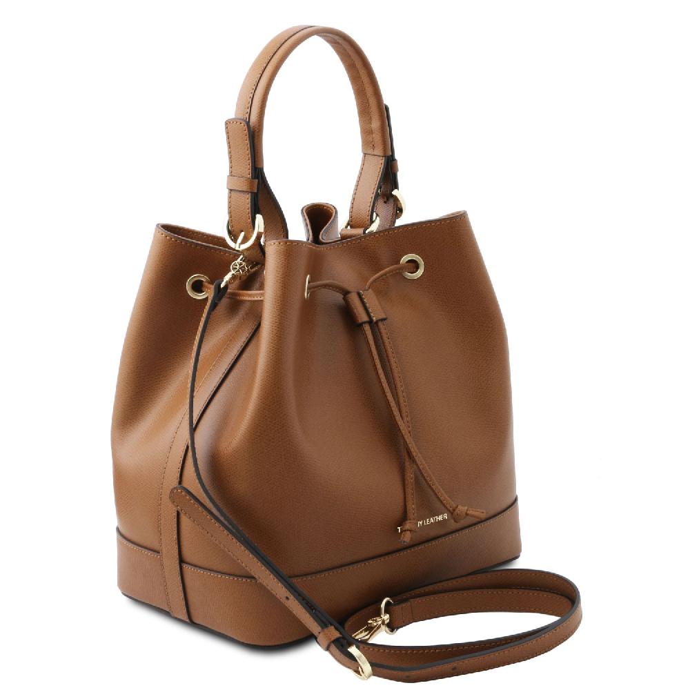 Tuscany Leather Borsa Secchiello in Pelle Duty-free