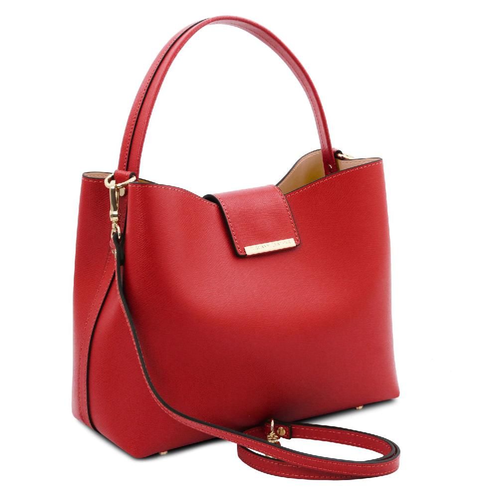 Tuscany Leather Borsa Secchiello in Pelle Italia