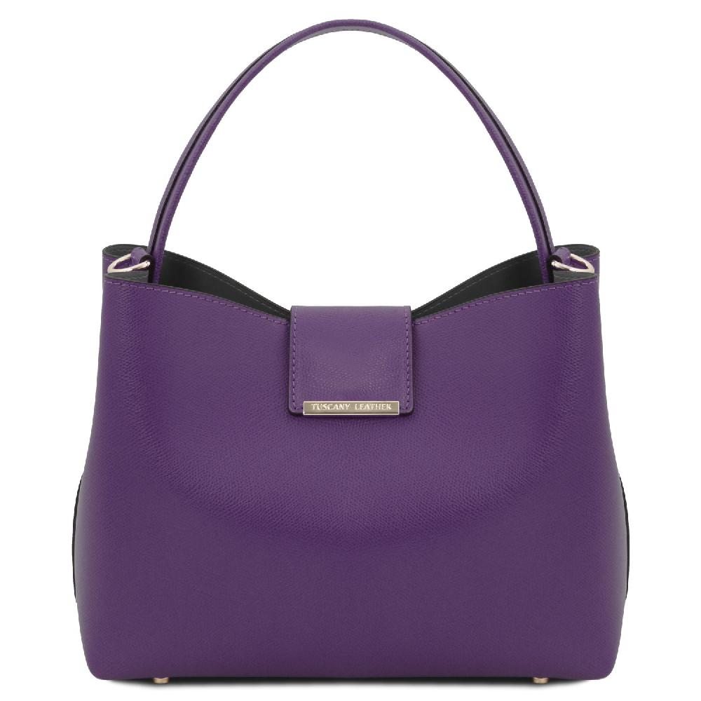 Tuscany Leather Borsa Secchiello in Pelle In Linea