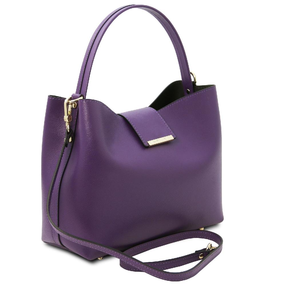 Tuscany Leather Borsa Secchiello in Pelle In Linea