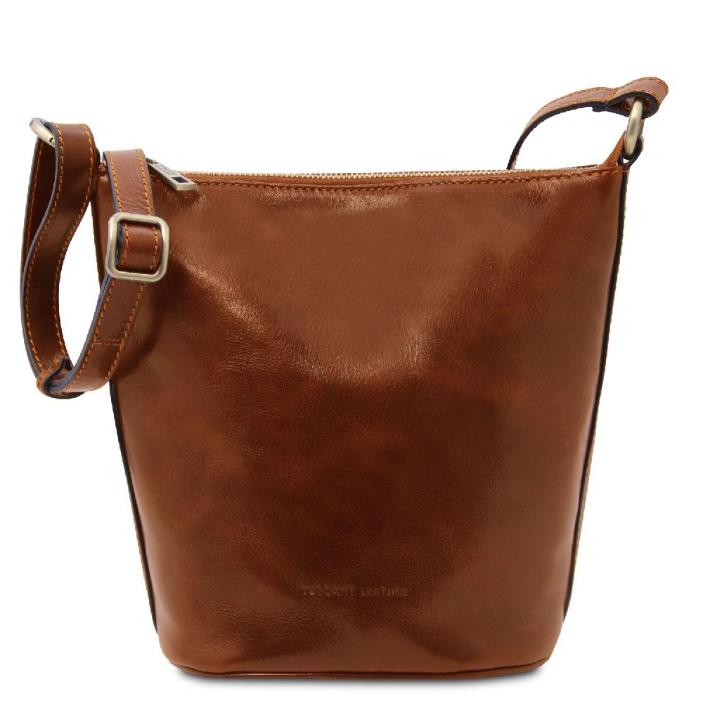 Tuscany Leather Borsa in Pelle a Tracolla Vendite Flash