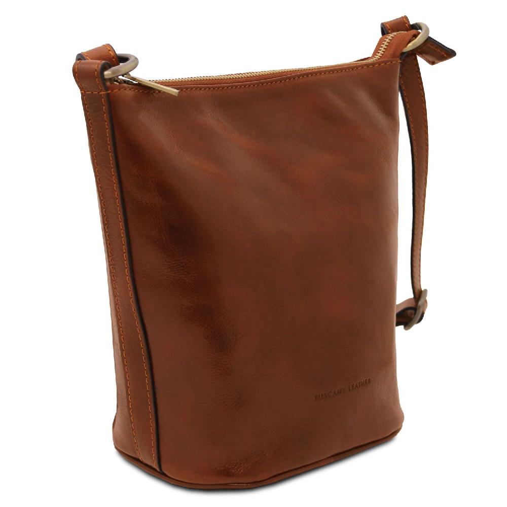 Tuscany Leather Borsa in Pelle a Tracolla Vendite Flash
