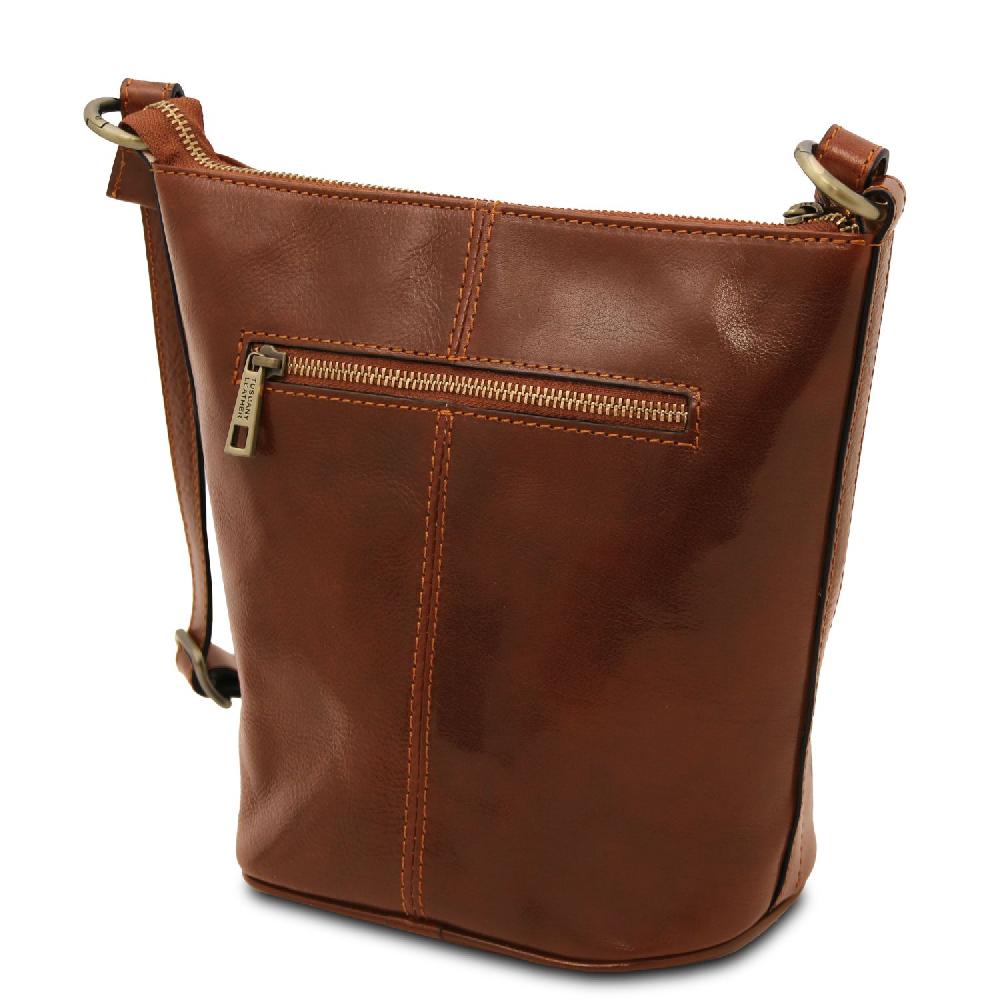 Tuscany Leather Borsa in Pelle a Tracolla Vendite Flash