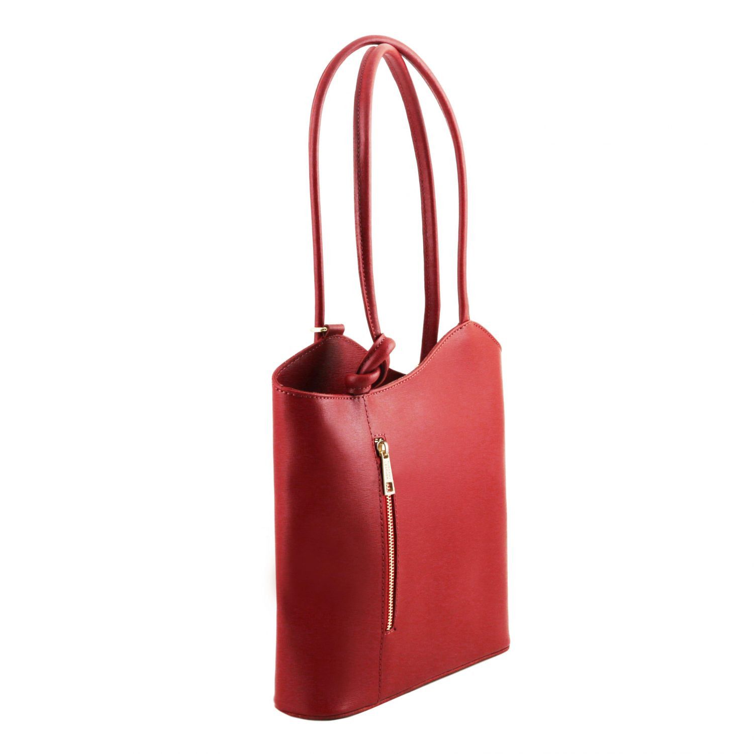 Tuscany Leather Borsa Donna Convertibile a Zaino in Pelle Saffiano Vendite stagionali