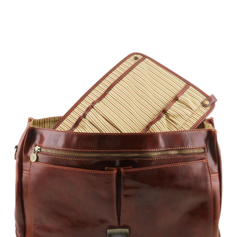 Tuscany Leather Modulo Multifunzione con Tasche Offerta Pasqua