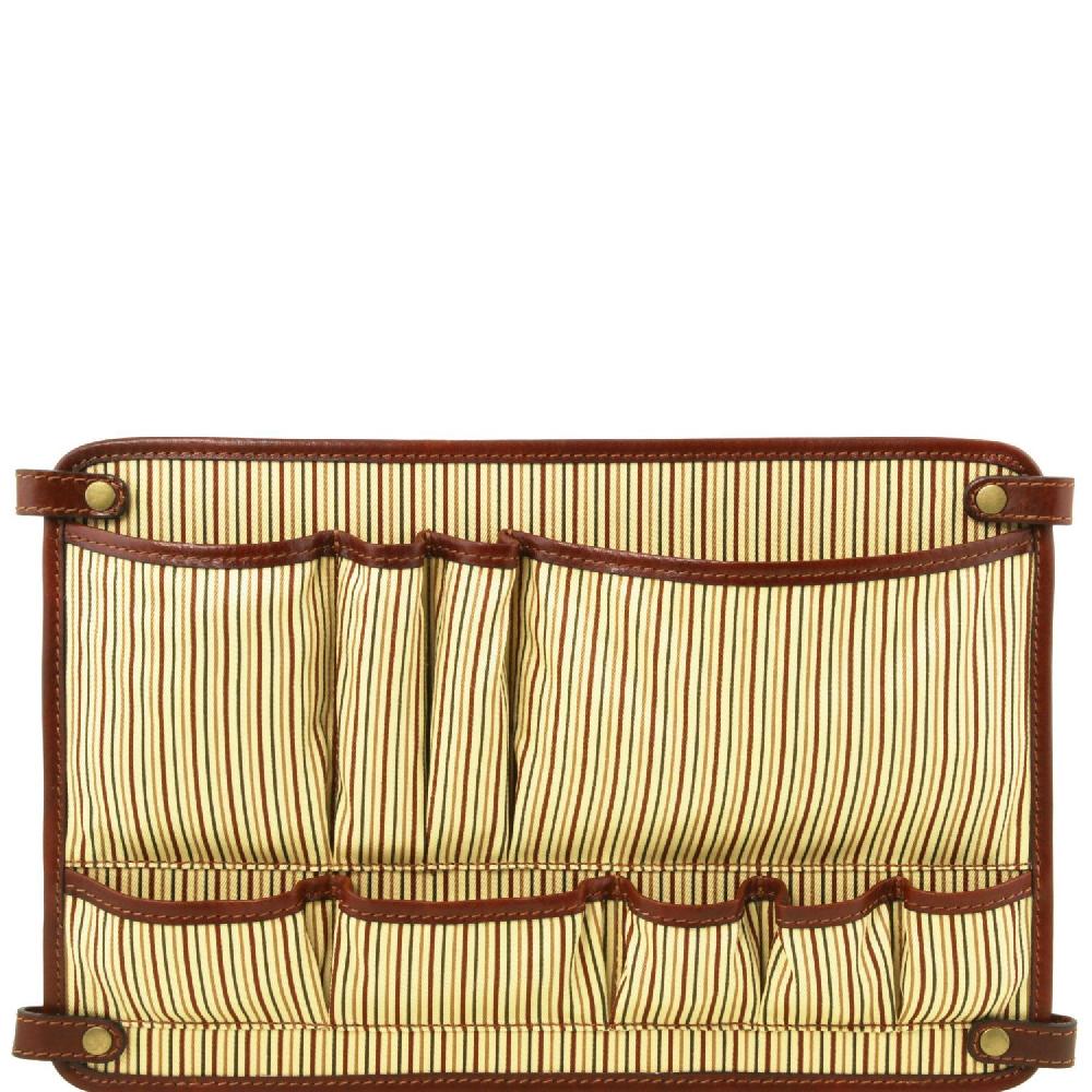 Tuscany Leather Modulo Multifunzione con Tasche Offerta per la Festa della Mamma