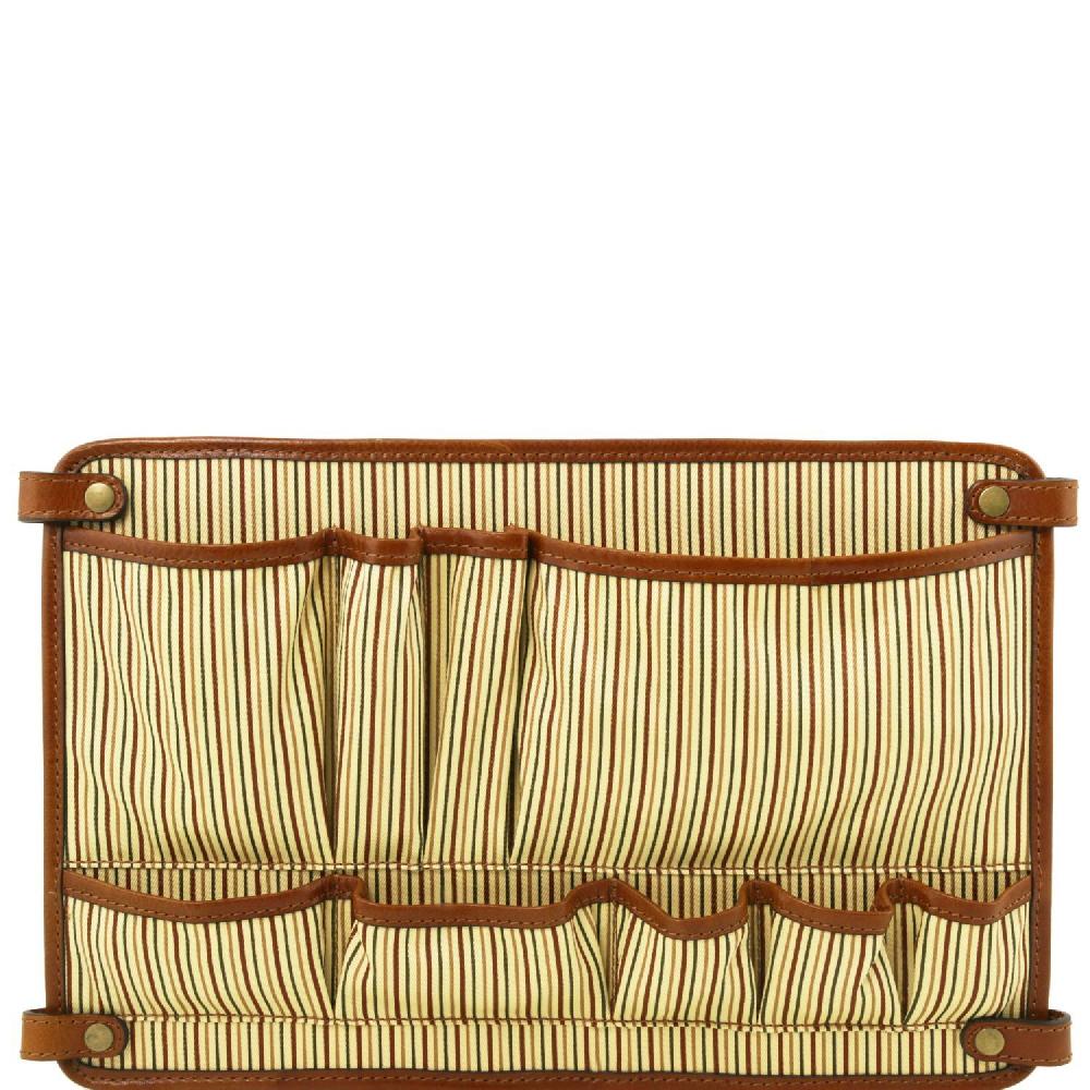 Tuscany Leather Modulo Multifunzione con Tasche Offerta Giorno del Papà