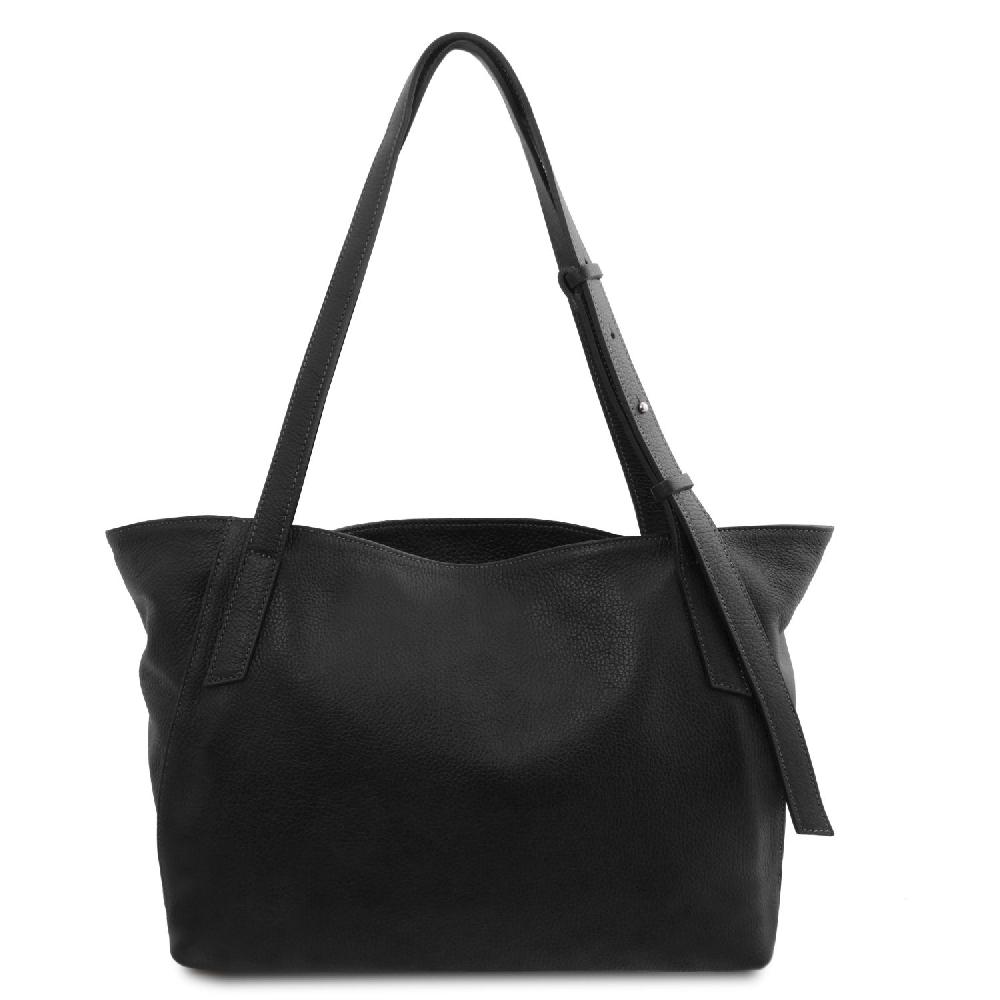 Tuscany Leather Borsa Shopping in Pelle Morbida Vendita calda