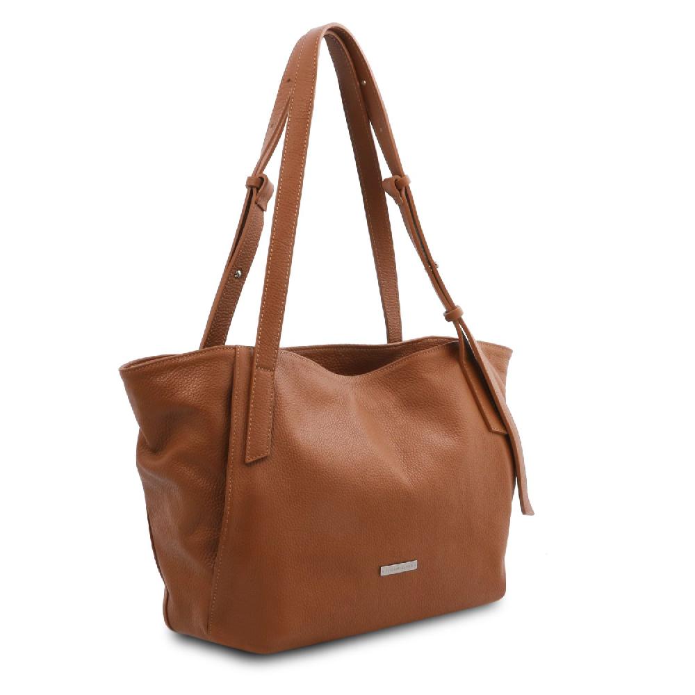 Tuscany Leather Borsa Shopping in Pelle Morbida Latest fashion