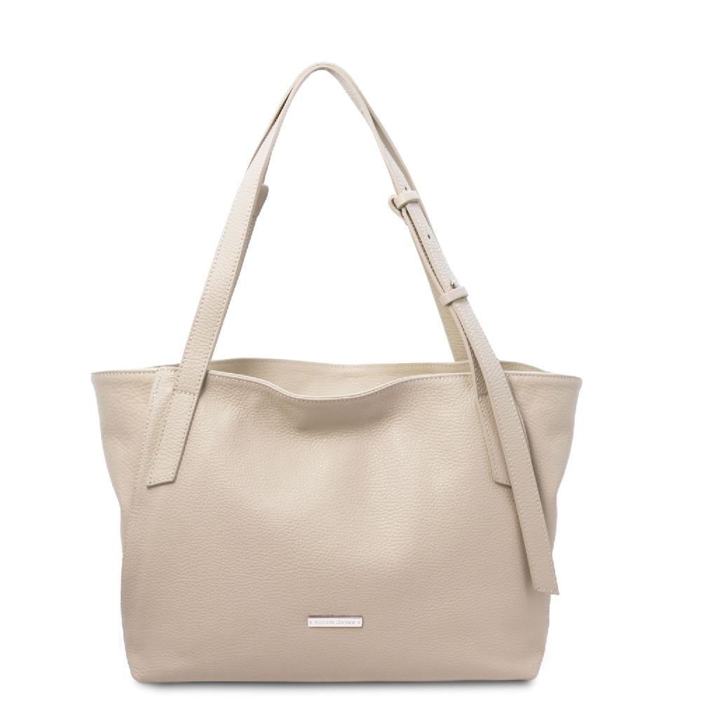 Tuscany Leather Borsa Shopping in Pelle Morbida Online Outlet