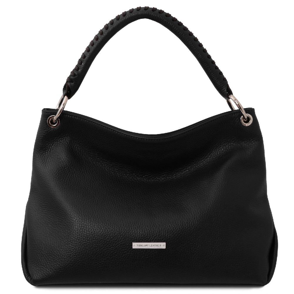 Tuscany Leather Borsa a Spalla in Pelle Morbida Comprane uno, ottenene uno gratis