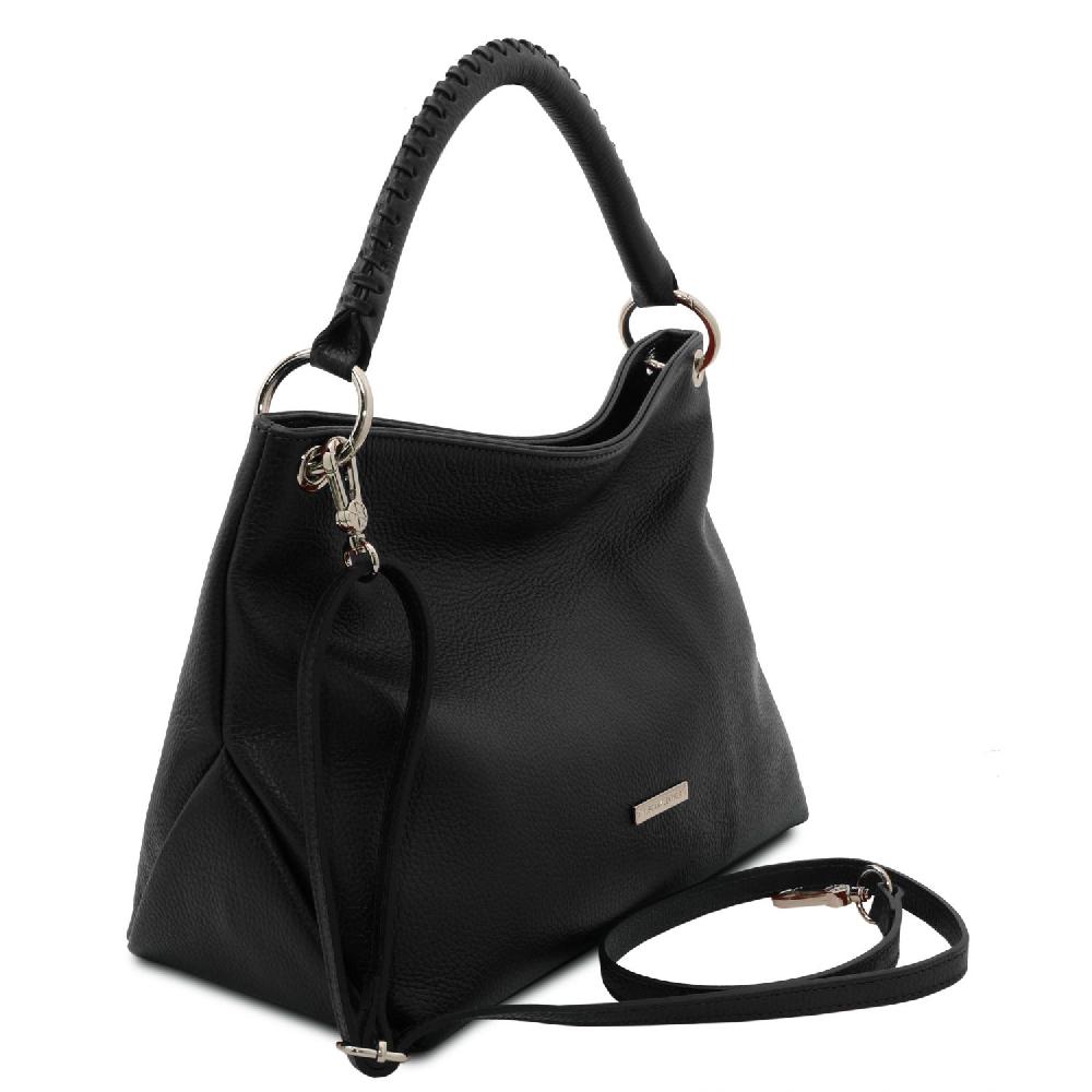 Tuscany Leather Borsa a Spalla in Pelle Morbida Comprane uno, ottenene uno gratis