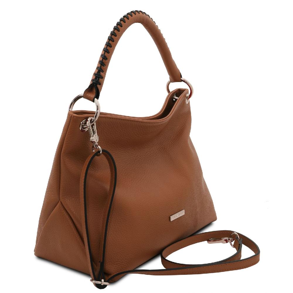 Tuscany Leather Borsa a Spalla in Pelle Morbida Offerte giornaliere