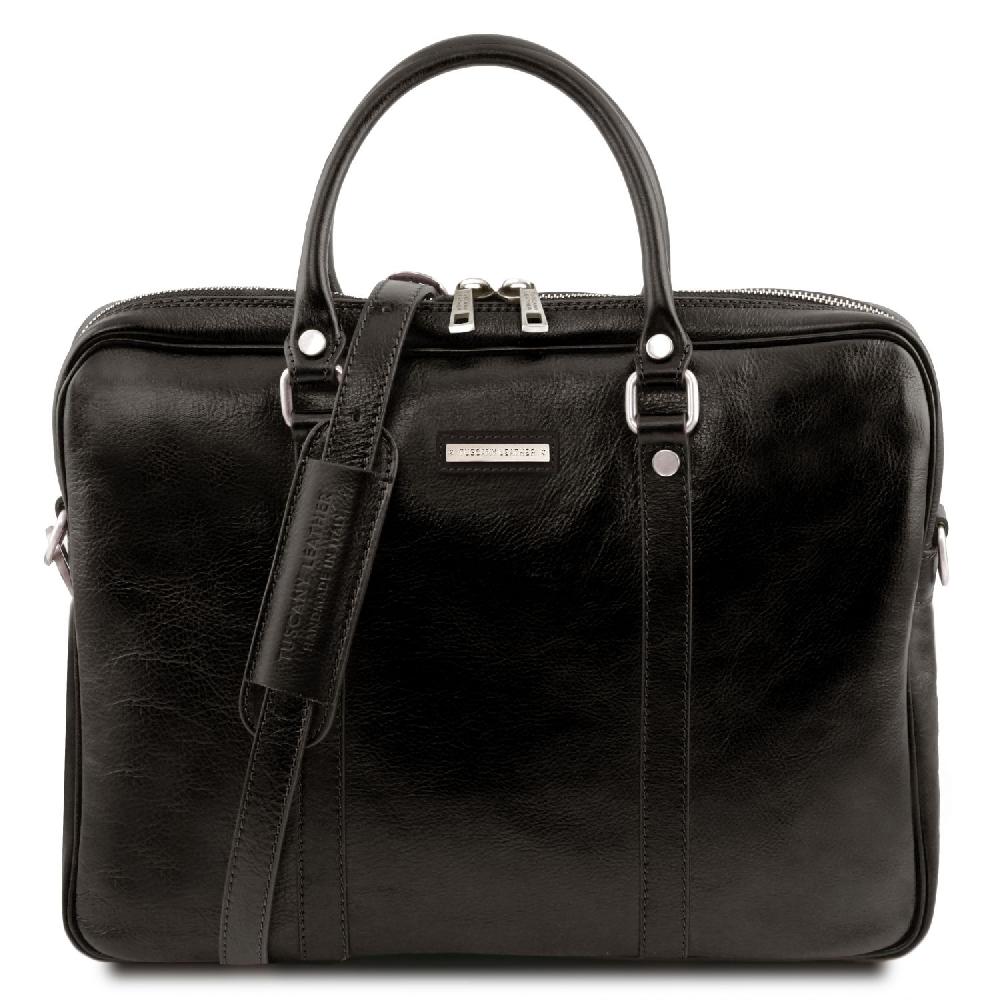 Tuscany Leather Borsa Porta Computer in Pelle Sconti VIP