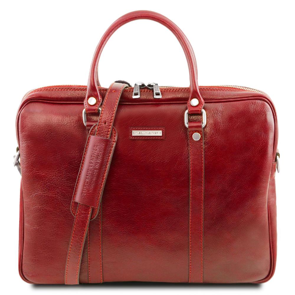 Tuscany Leather Borsa Porta Computer in Pelle Offerta settimanale