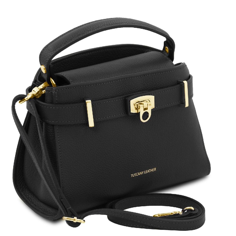 Tuscany Leather Borsa a Mano in Pelle Sostegno trimestrale