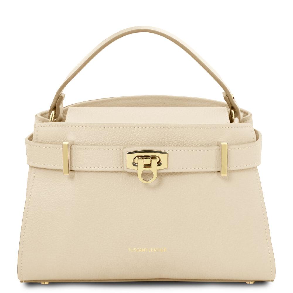 Tuscany Leather Borsa a Mano in Pelle Discount Store per i nuovi prodotti