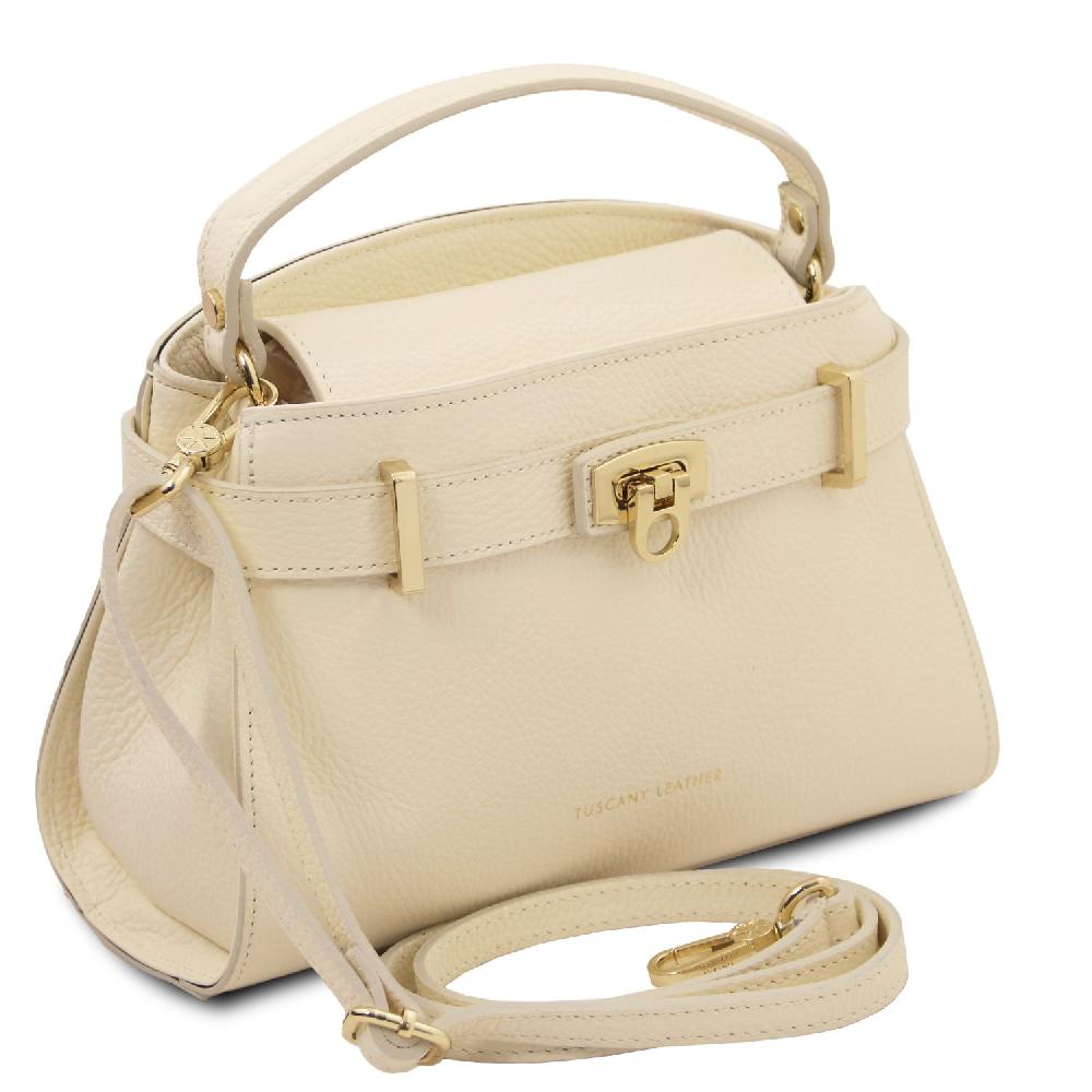 Tuscany Leather Borsa a Mano in Pelle Discount Store per i nuovi prodotti
