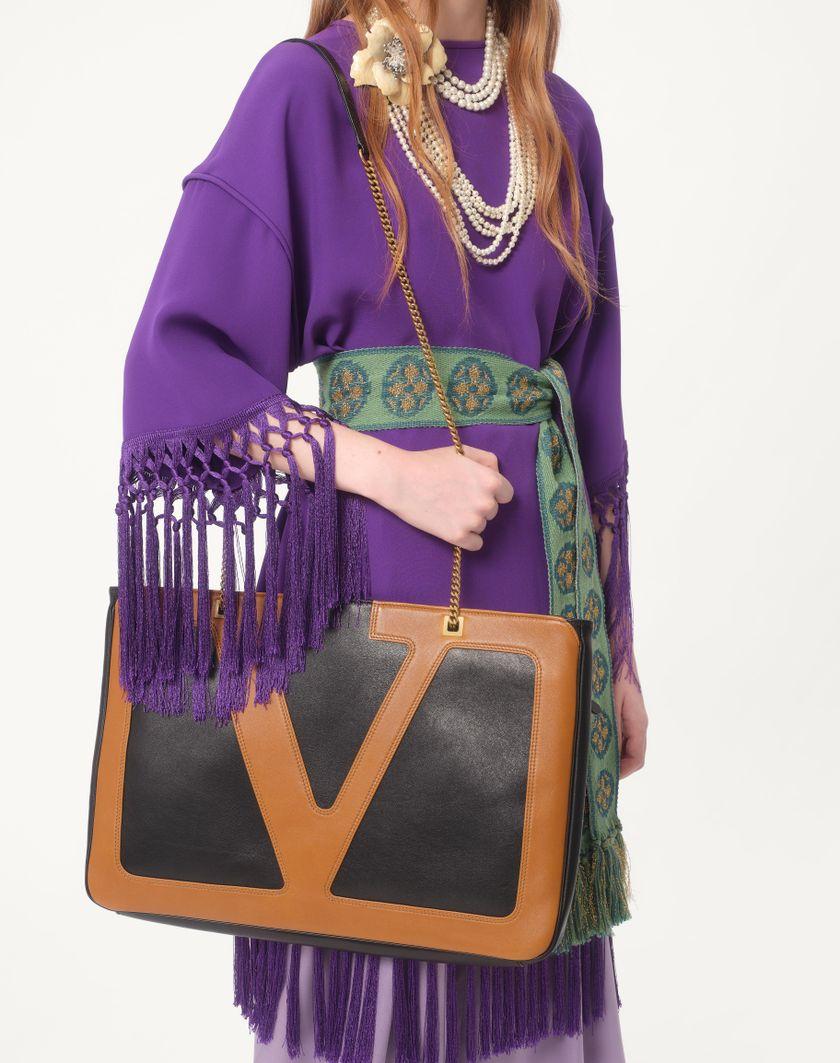 Valentino Handbags Abito In Cady Couture per Donna in Violet | Valentino IT Qualità