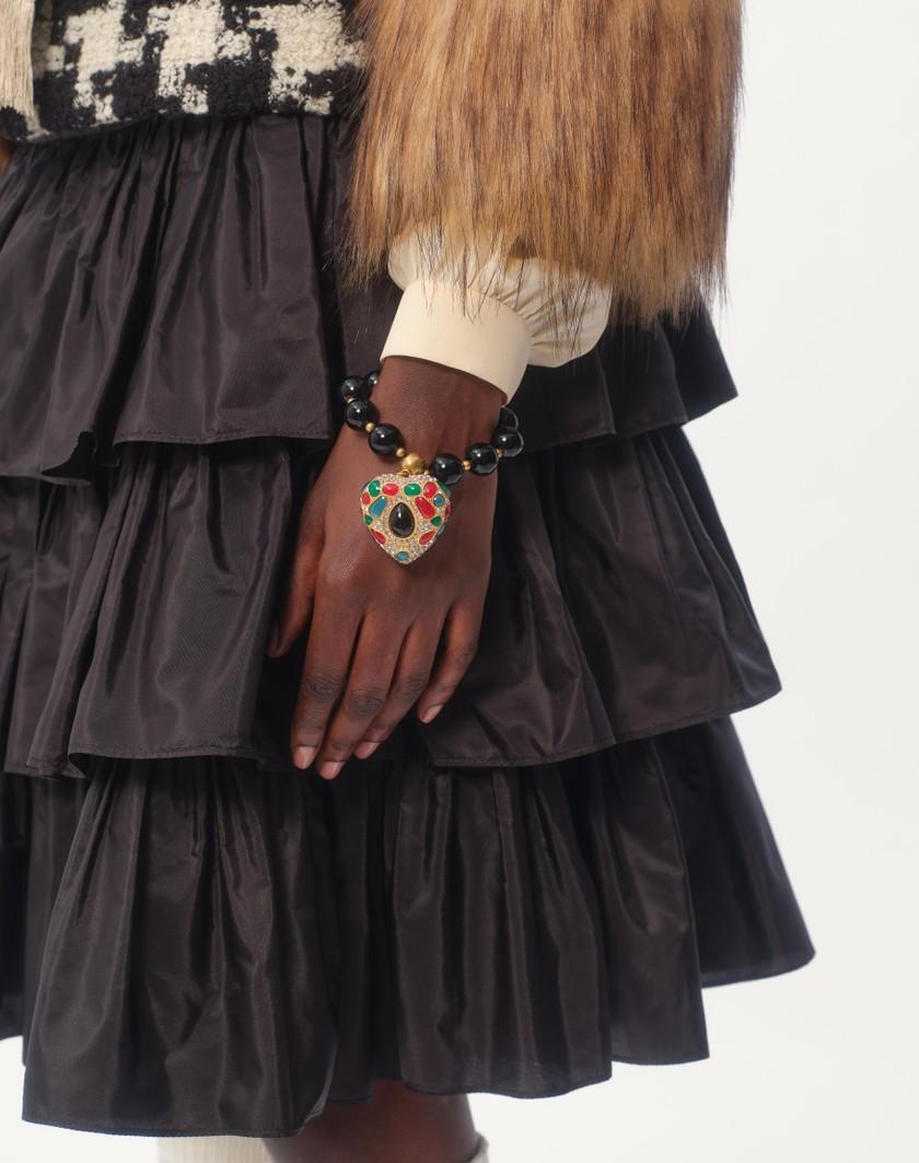 Valentino Handbags Bracciale Coeur Royal In Metallo Resina Smalto per Donna in Multicolor | Valentino IT Soddisfazione Garantita