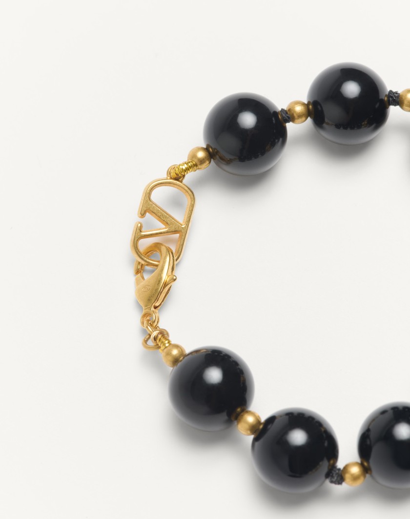 Valentino Handbags Bracciale Coeur Royal In Metallo Resina Smalto per Donna in Multicolor | Valentino IT Soddisfazione Garantita