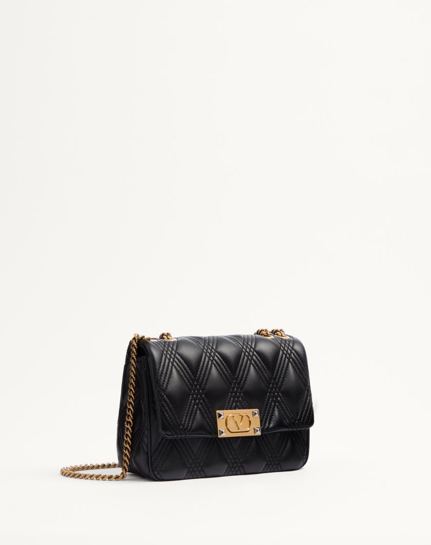 Valentino Handbags Borsa A Spalla Media Valentino Garavani Quiltie 67 In Nappa Trapuntata per Donna in Nero | Valentino IT Qualità Garantita