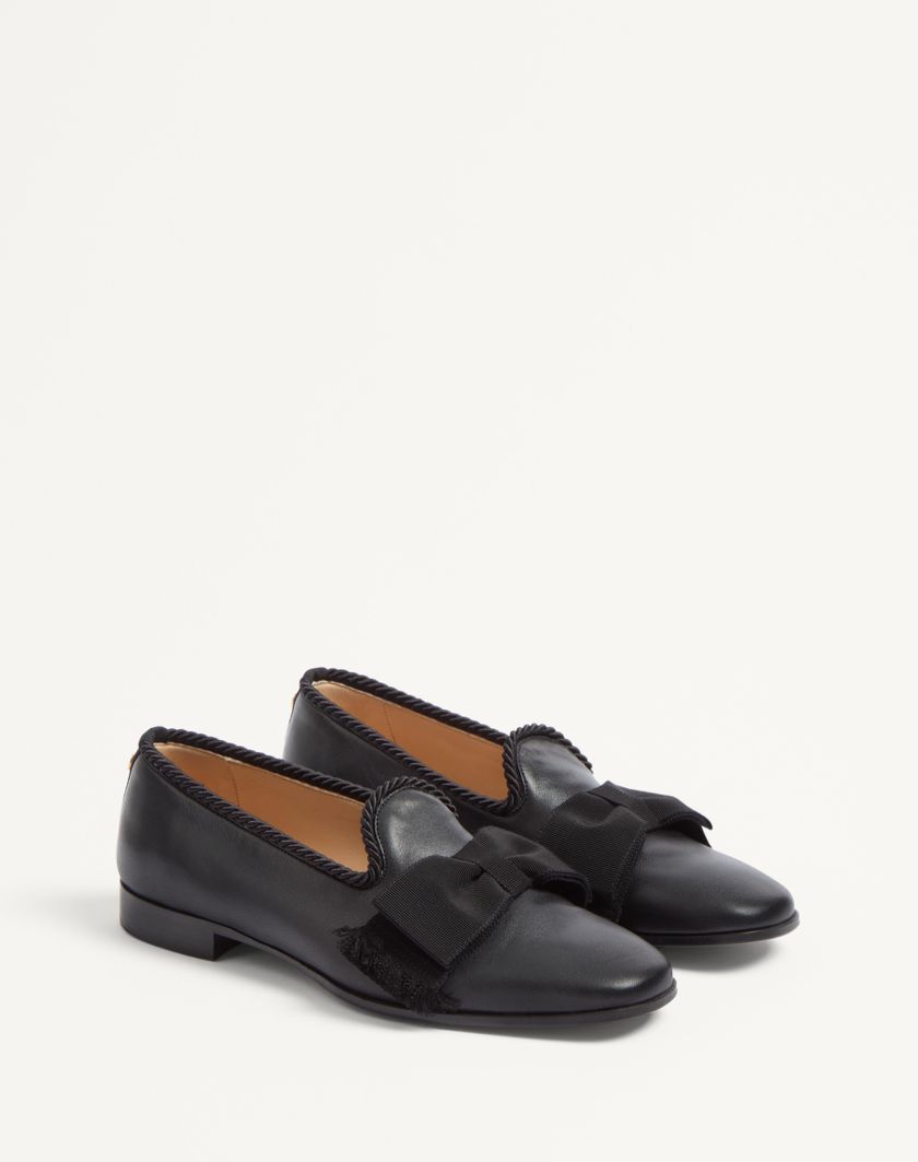Valentino Handbags Mocassino Bowow In Pelle per Uomo in Nero | Valentino IT I Più Venduti