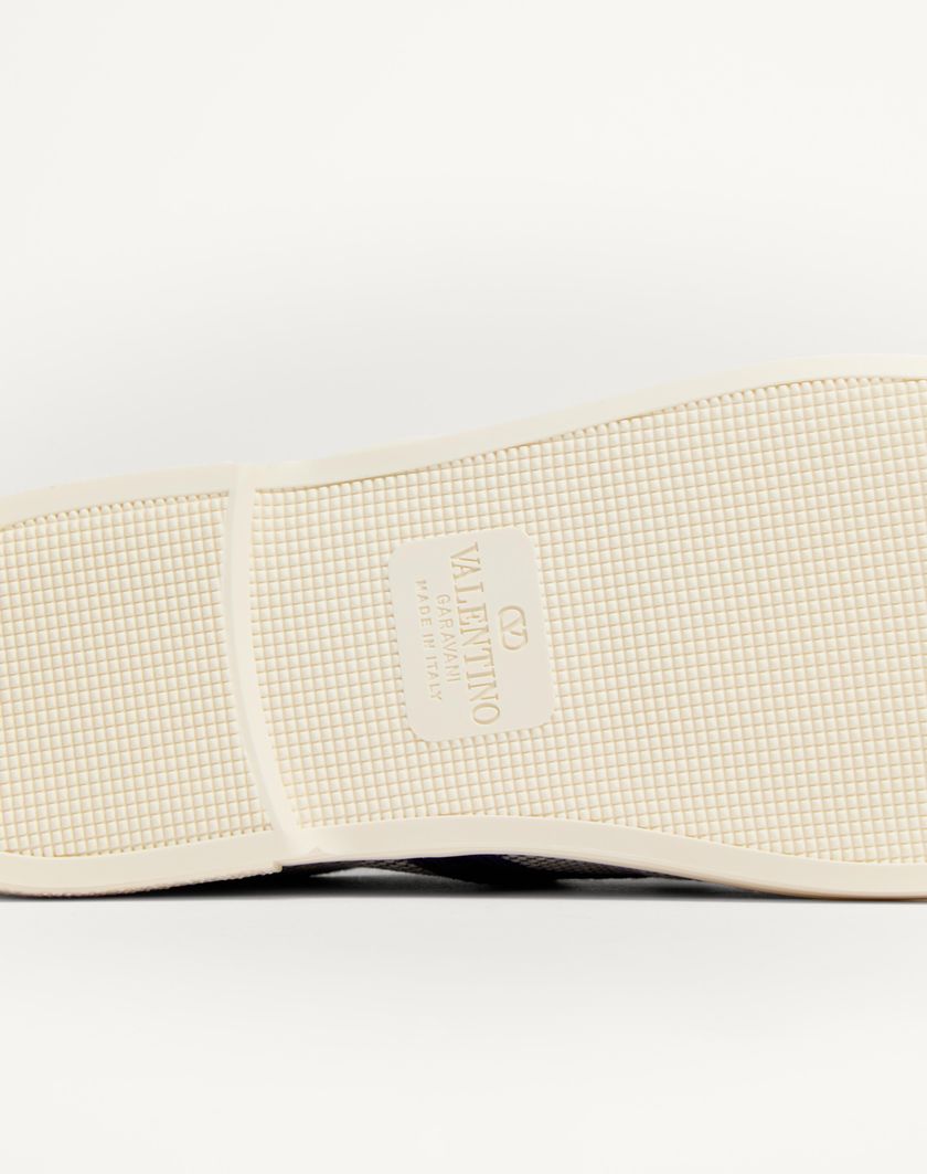 Valentino Handbags Sneaker Bay By Bay In Tessuto per Uomo in Tabacco | Valentino IT In Vendita