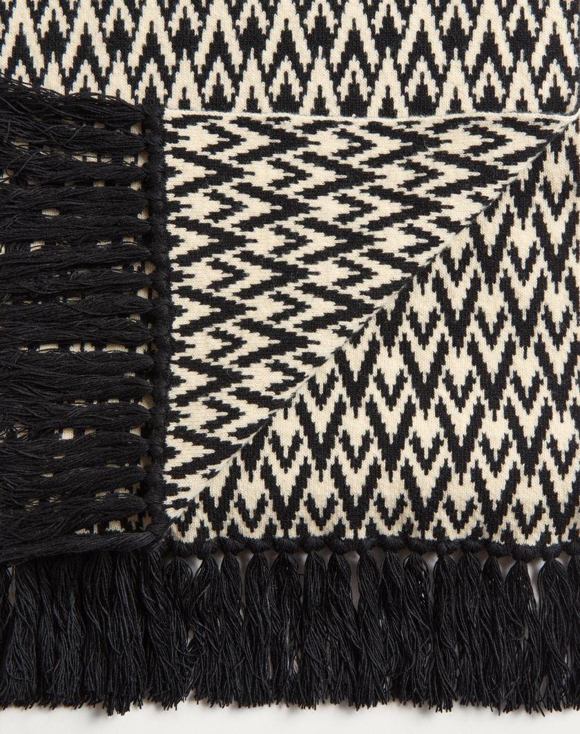 Valentino Handbags Sciarpa Knitted Toute La V In Lana per Uomo in Navy/crema | Valentino IT Black Friday Prezzi