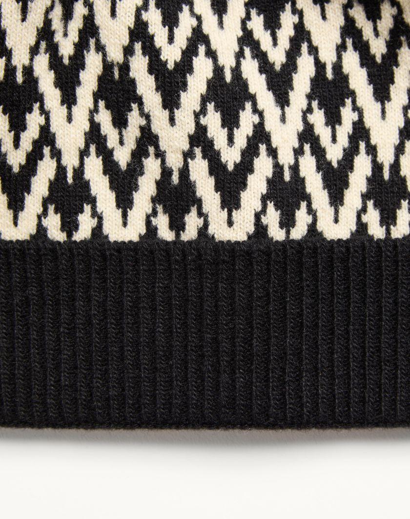 Valentino Handbags Beanie Knitted Toute La V Signature In Lana per Uomo in Navy/crema | Valentino IT Vendita Economica
