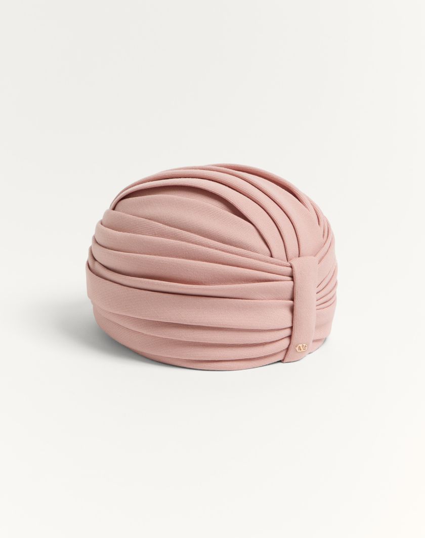 Valentino Handbags Turbante Rigido In Lana per Donna in Avorio/oro | Valentino IT Spedizione Gratuita