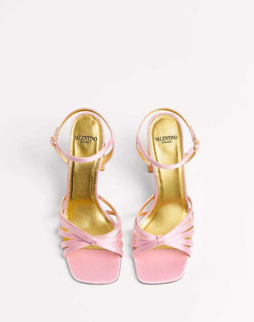 Valentino Handbags Sandalo Preshoes In Raso Con Cristalli 90mm per Donna in Multicolor | Valentino IT Promozione Limitata