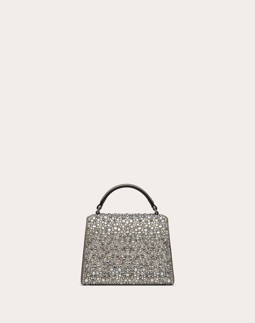 Valentino Handbags Borsa A Mano Mini Vsling Ricamata per Donna in Crystal | Valentino IT Qualità