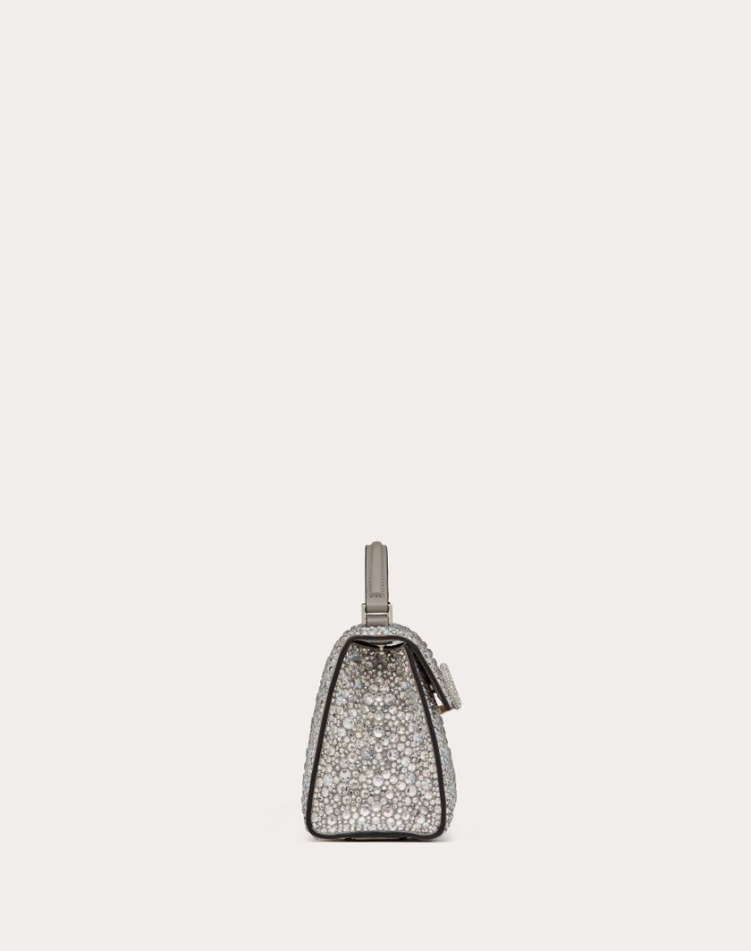 Valentino Handbags Borsa A Mano Mini Vsling Ricamata per Donna in Crystal | Valentino IT Qualità