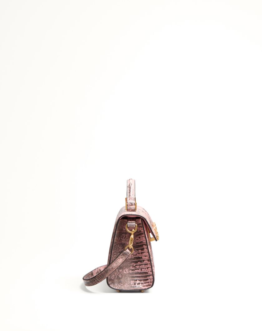 Valentino Handbags Borsa A Mano Mini Valentino Garavani Vsling In Tejus Con Logo Gioiello per Donna in Rosa | Valentino IT Vendita