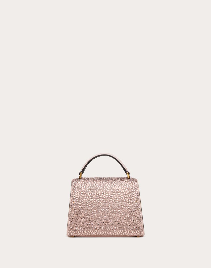 Valentino Handbags Borsa A Mano Mini Vsling Ricamata per Donna in Rose Quartz | Valentino IT Promozione Limitata