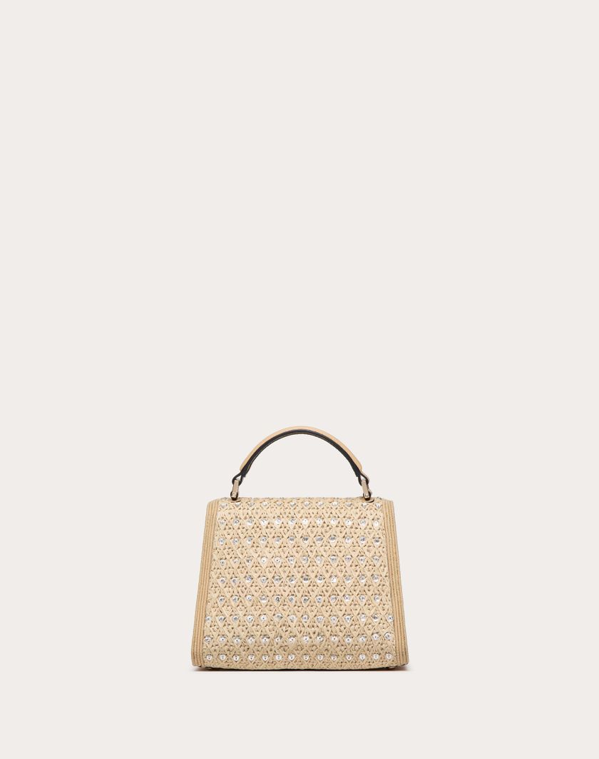 Valentino Handbags Borsa A Mano Mini Valentino Garavani Vsling Ricamata per Donna in Naturale/crystal/beige | Valentino IT Convenienza
