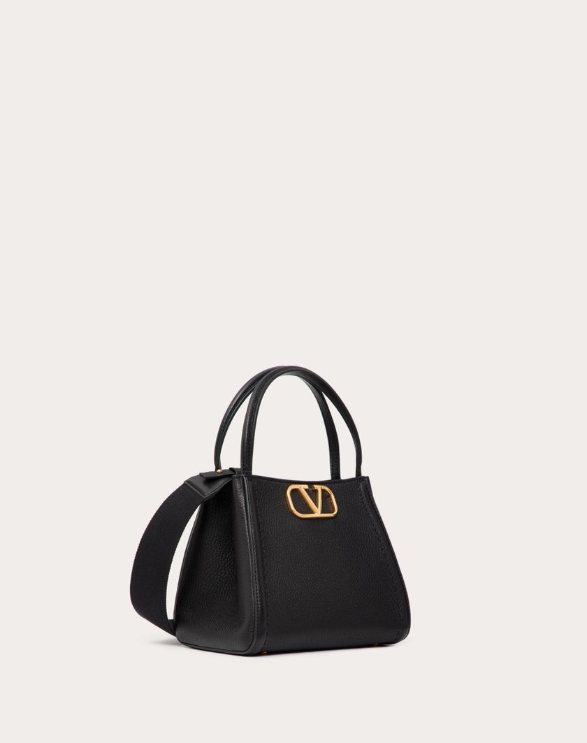 Valentino Handbags Borsa A Mano Piccola Valentino Garavani Alltime In Vitello Granato per Donna in Blu Porcellana | Valentino IT Saldi
