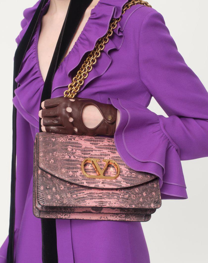 Valentino Handbags Borsa A Spalla Valentino Garavani Vain In Tejus per Donna in Rosa | Valentino IT Vendita Economica